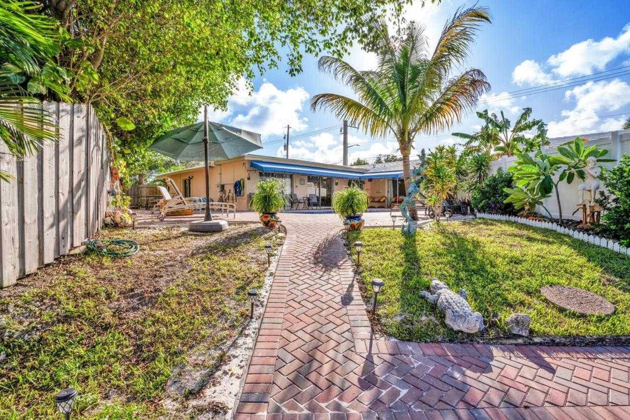 4 Bd Near Beach Spacious Solar Heated Pool Waterfront Home Pompano Beach Eksteriør bilde