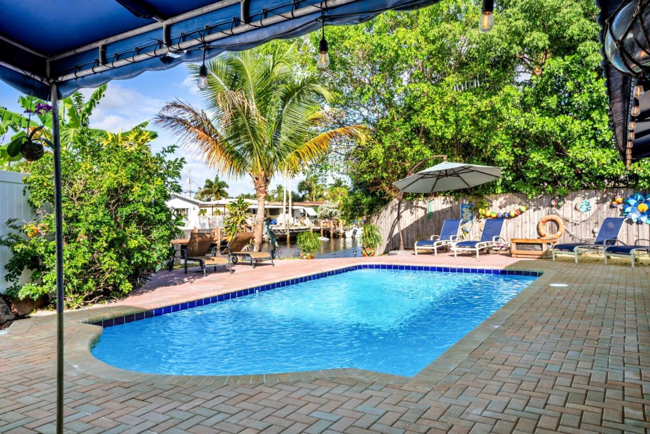 4 Bd Near Beach Spacious Solar Heated Pool Waterfront Home Pompano Beach Eksteriør bilde