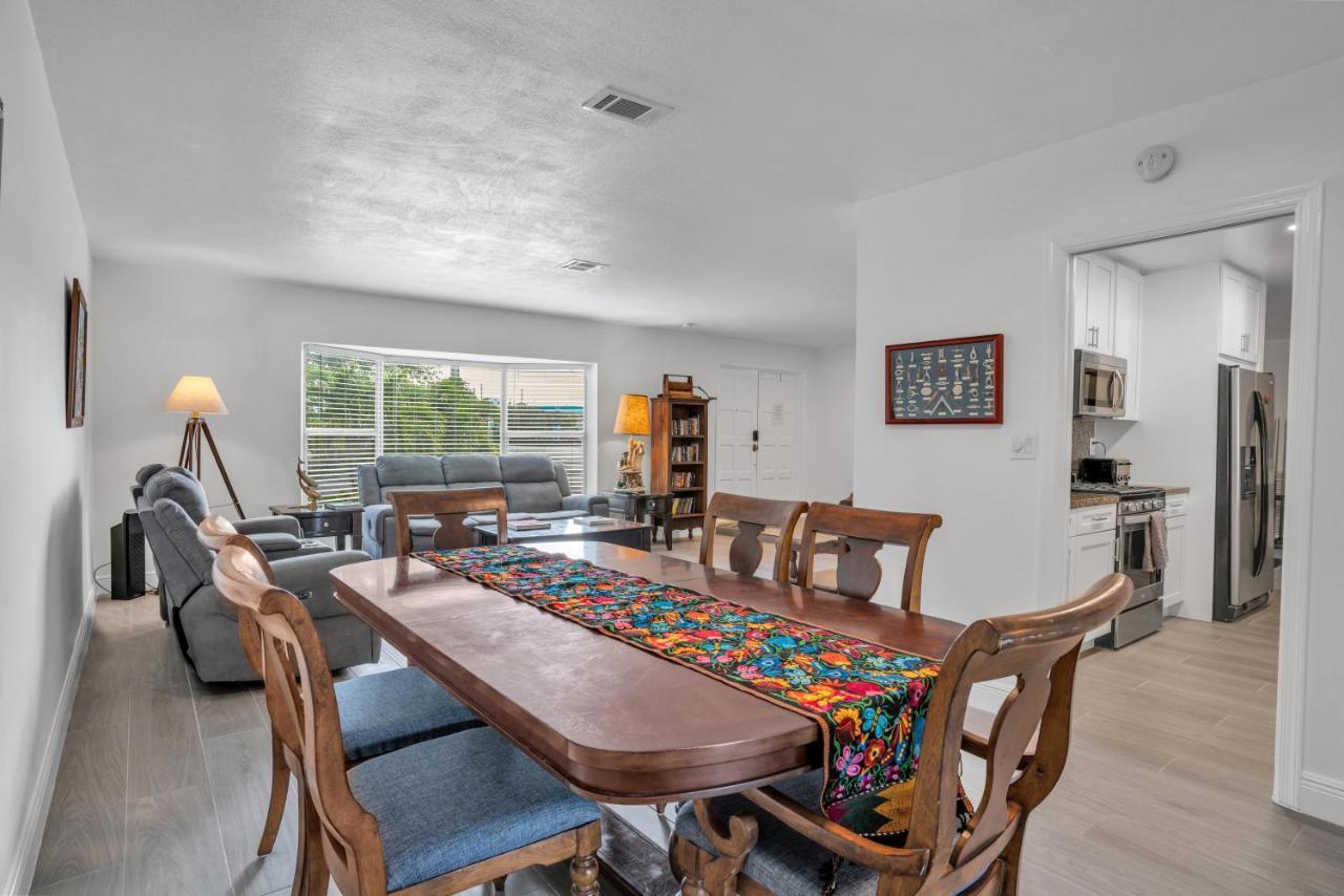 4 Bd Near Beach Spacious Solar Heated Pool Waterfront Home Pompano Beach Eksteriør bilde