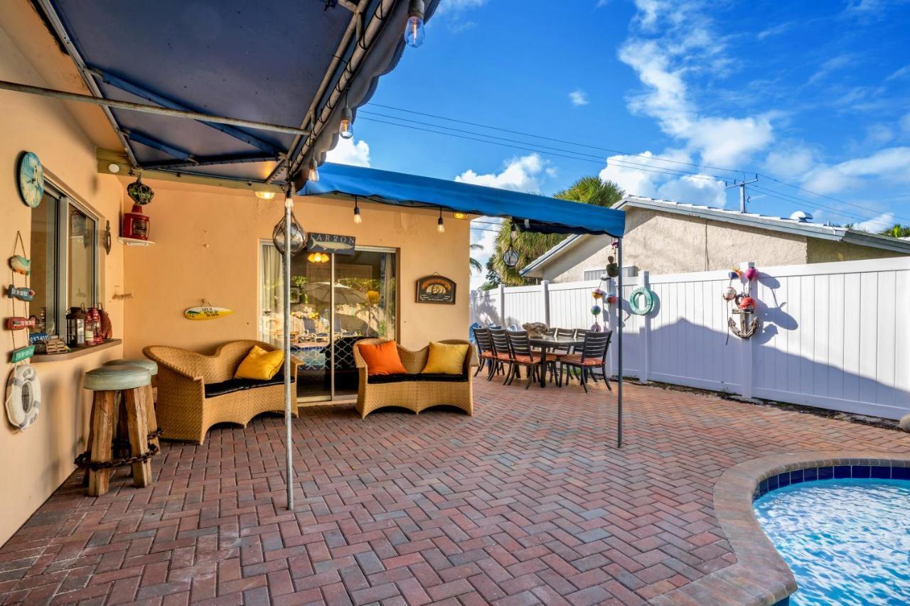 4 Bd Near Beach Spacious Solar Heated Pool Waterfront Home Pompano Beach Eksteriør bilde